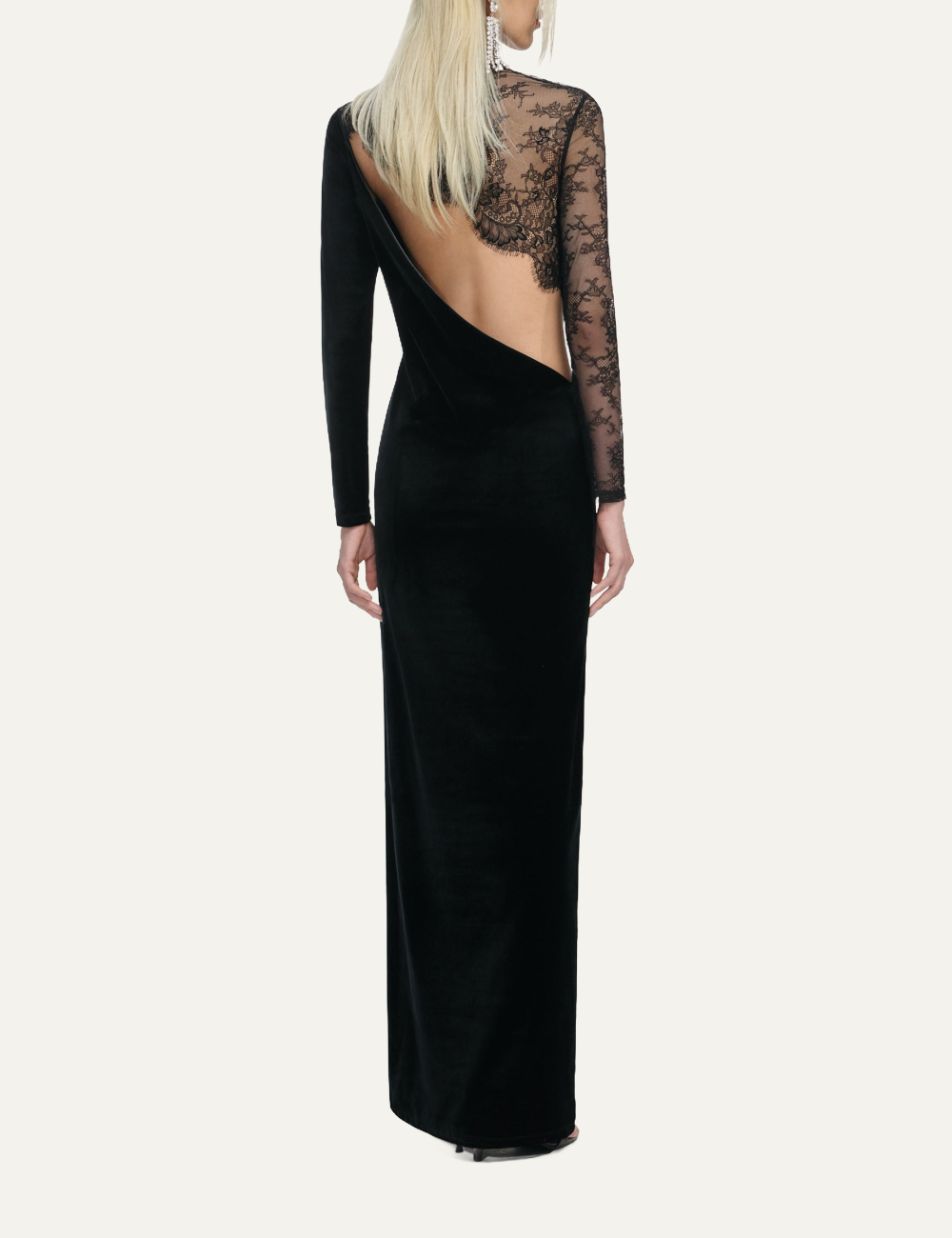 SELF-PORTRAIT LACE MAXI DRESS