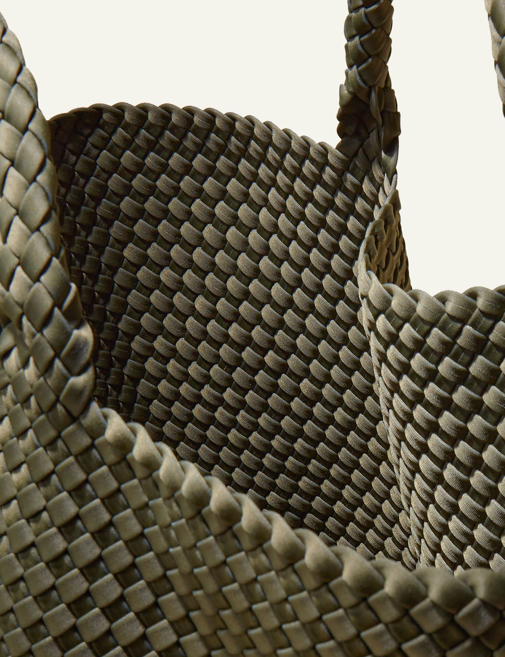 NAGHEDI ST BARTHS LARGE TOTE OLIVE