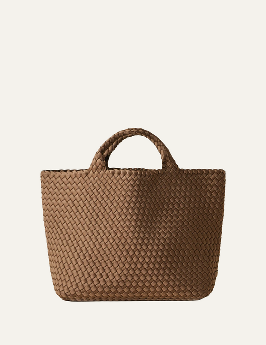 NAGHEDI ST BARTHS MEDIUM TOTE MINK