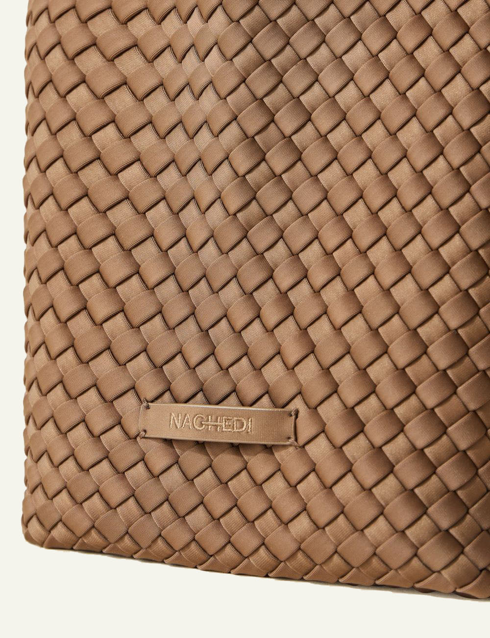 NAGHEDI ST BARTHS MEDIUM TOTE MINK