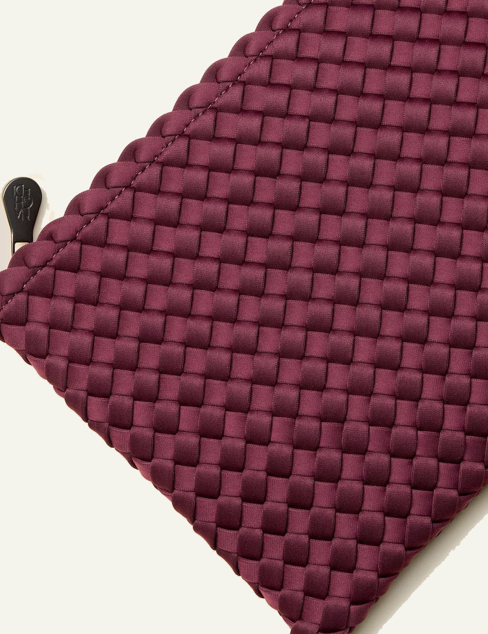 NAGHEDI ST BARTHS MEDIUM TOTE BORDEUAX