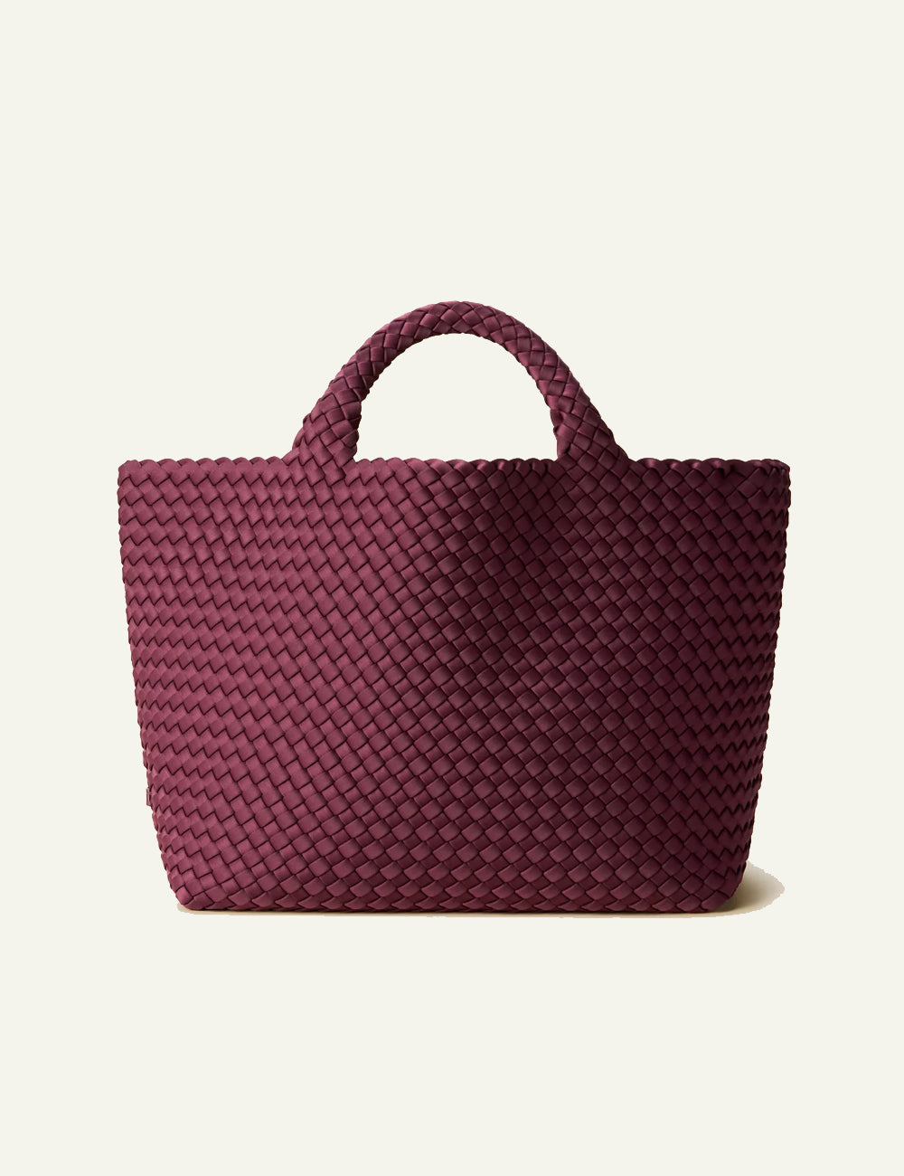 NAGHEDI ST BARTHS MEDIUM TOTE BORDEUAX