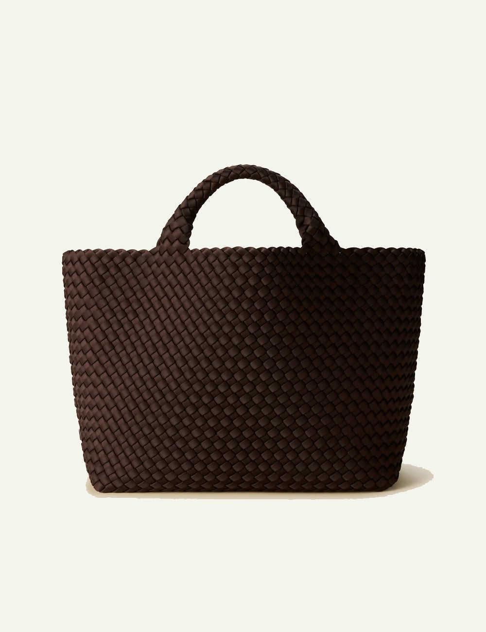 NAGHEDI ST BARTHS MEDIUM TOTE CHOCOLATE