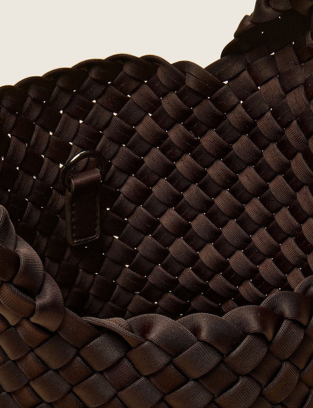 NAGHEDI ST BARTHS PETIT TOTE CHOCOLATE