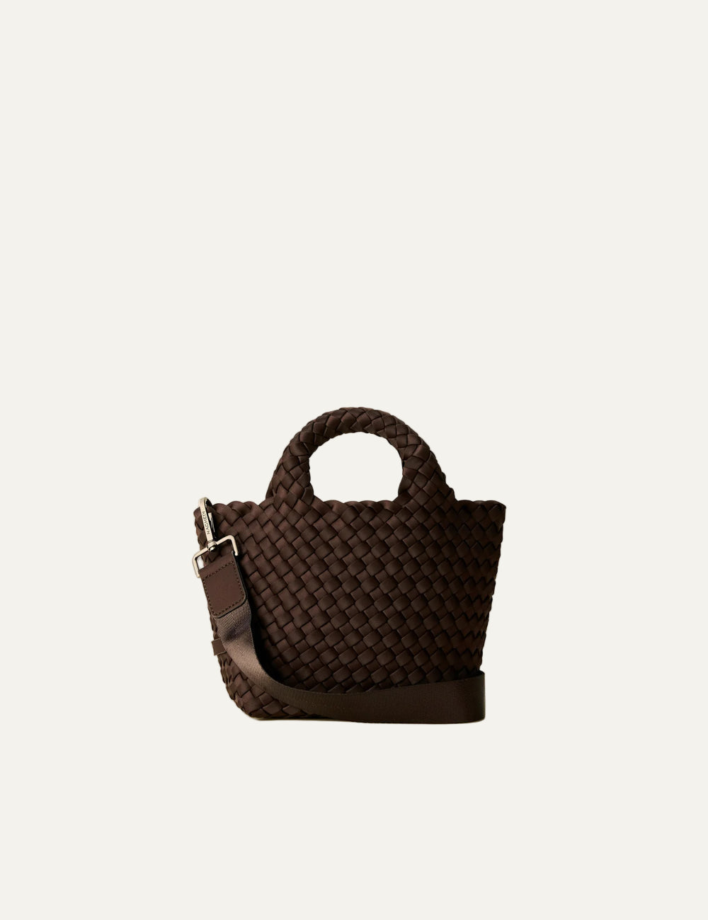 NAGHEDI ST BARTHS PETIT TOTE CHOCOLATE