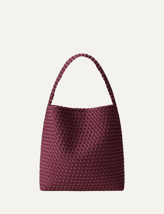 NAGHEDI NOMAD HOBO MEDIUM BORDEAUX