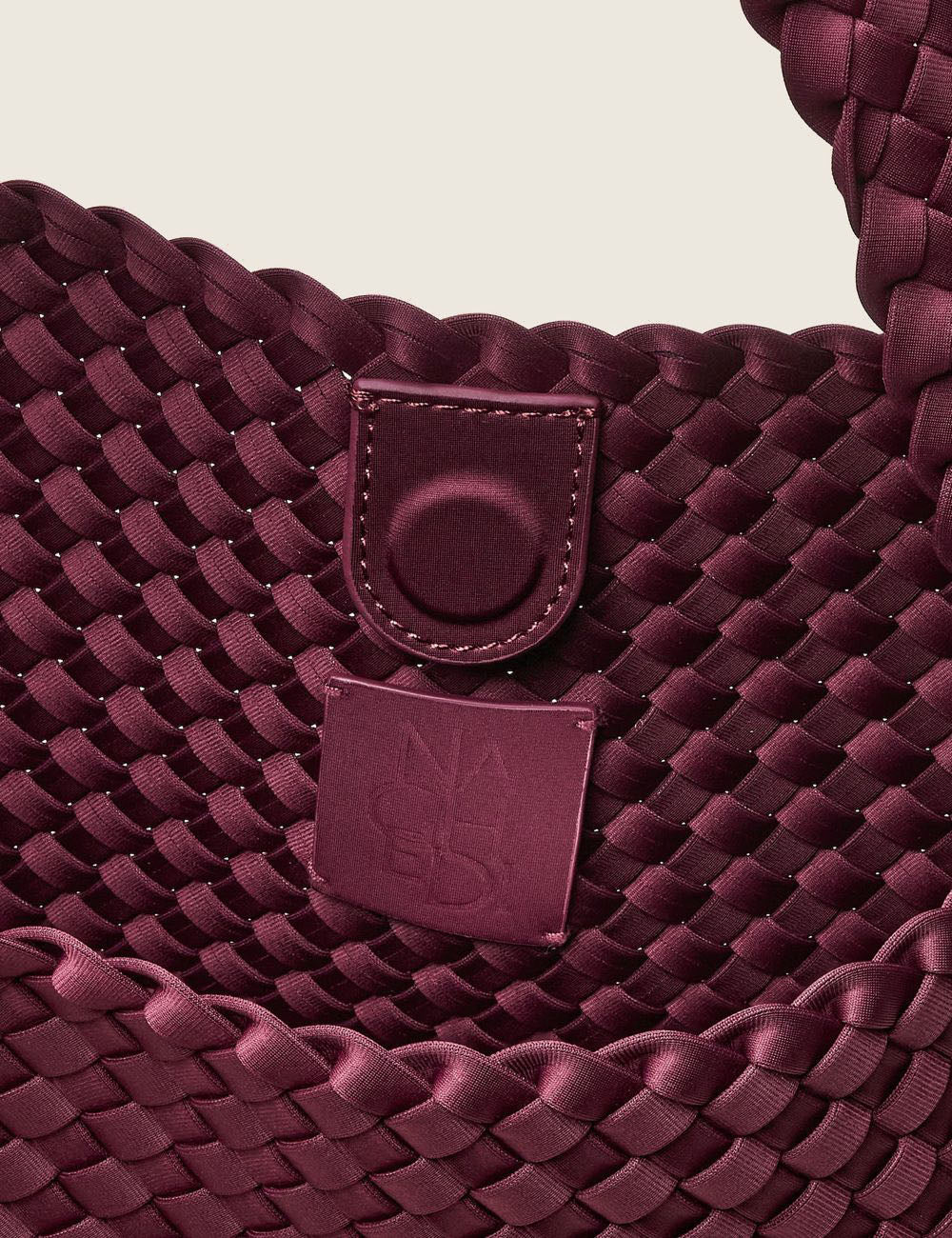 NAGHEDI NOMAD HOBO MEDIUM BORDEAUX