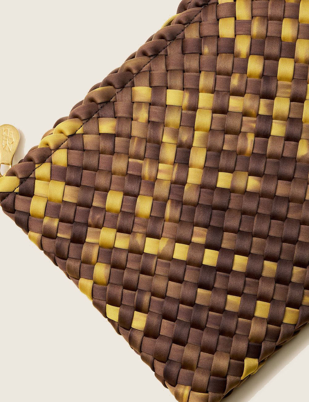 NAGHEDI ST BARTHS SMALL TOTE TORTOISE SHELL