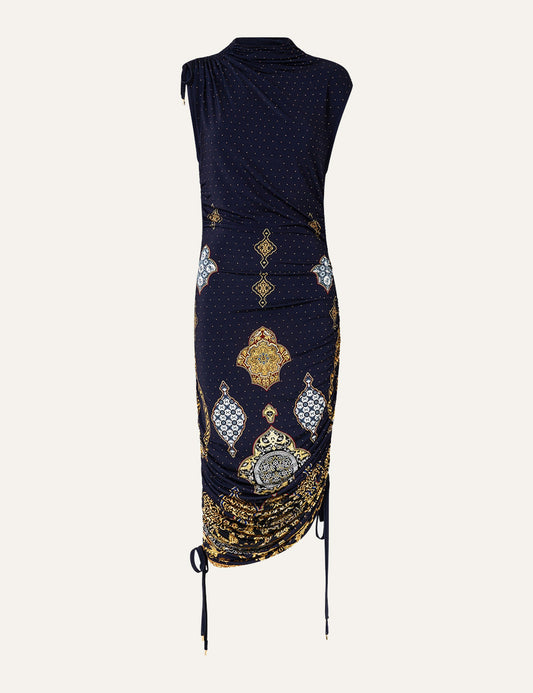 CAMILLA CAMILLA ASYMMETRIC RUCHED JERSEY DRESS fashion product photo