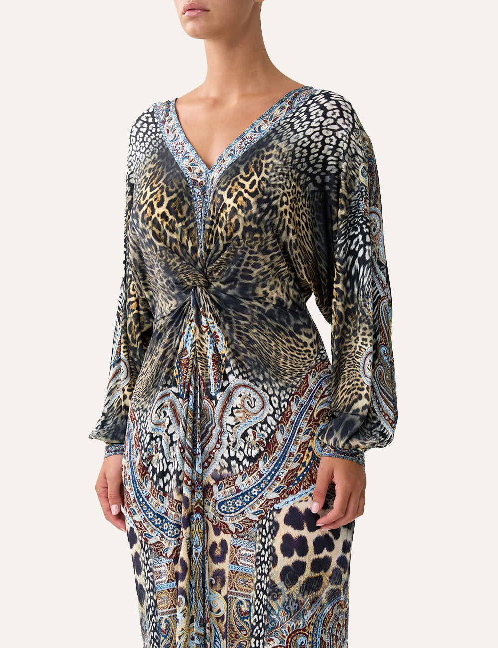 CAMILLA TWIST FRONT DRESS