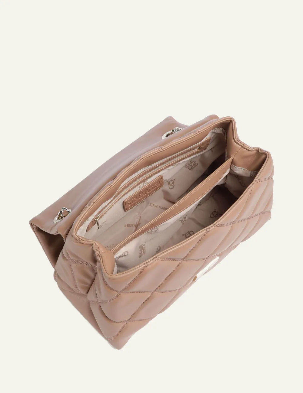 STEVE MADDEN BJOLENE BEIGE BAG