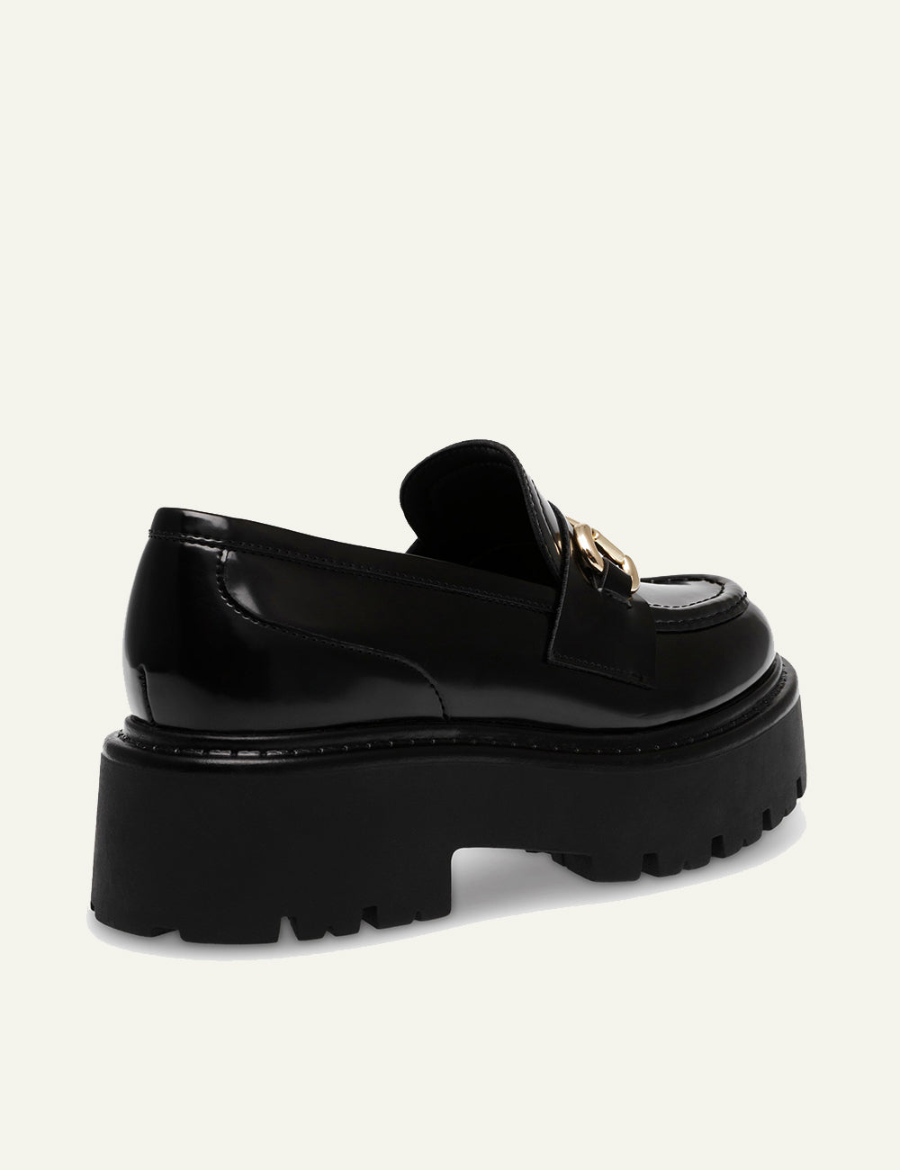 STEVE MADDEN OCCUPY LOAFERS IN BLACK