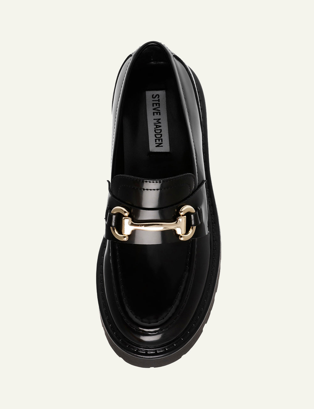 STEVE MADDEN OCCUPY LOAFERS IN BLACK
