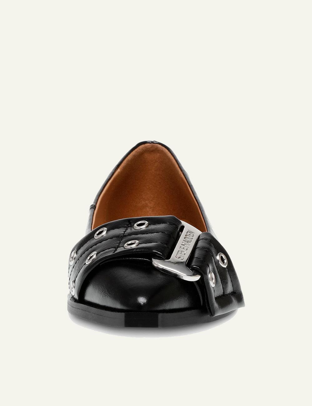 STEVE MADDEN GRAIL BALLERINAS IN BLACK