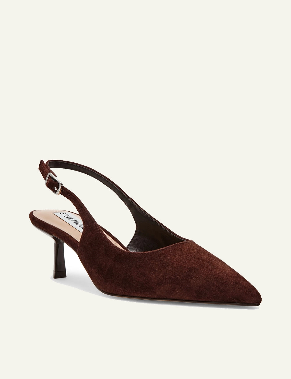 STEVE MADDEN KORRA KITTEN HEELS IN BLACK