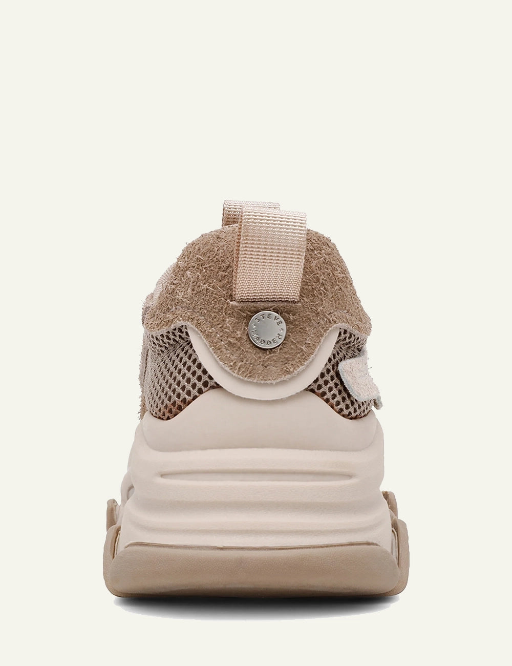 STEVE MADDEN  POSSESSION SNEAKERS IN TAUPE SUEDE