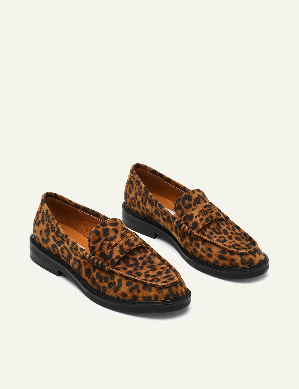 STEVE MADDEN ADISON LOAFERS IN LEOPARD