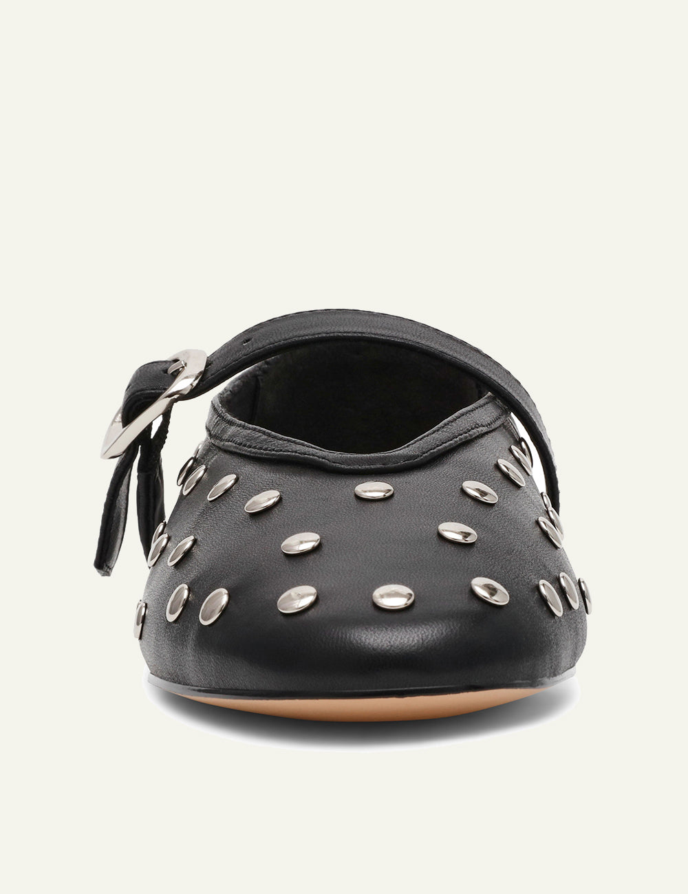 STEVE MADDEN ARCHER BALLERINAS IN BLACK