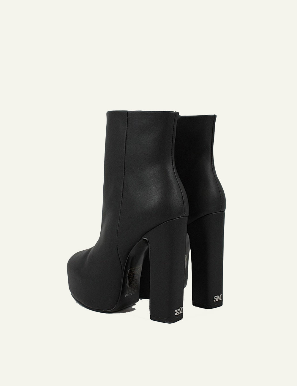STEVE MADDEN TORCHER ANKLE BOOTS IN BLACK