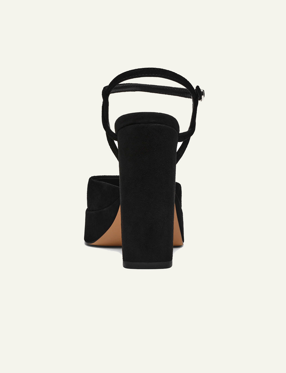 STEVE MADDEN MILIANA SANDALS IN BLACK SUEDE