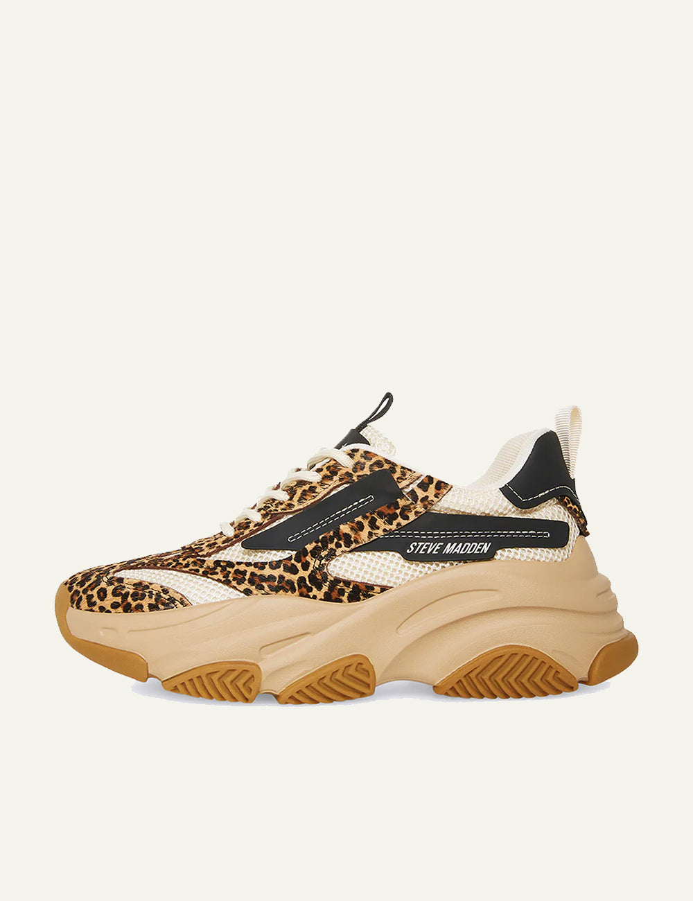 STEVE MADDEN POSSESSIONL SNEAKERS IN LEOPARD