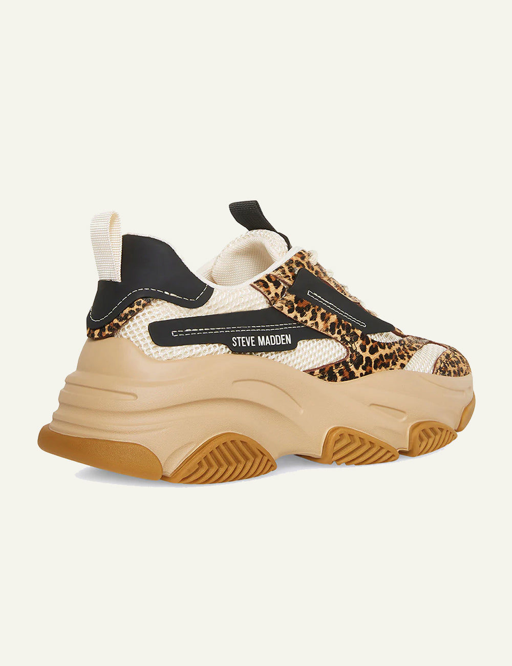 STEVE MADDEN POSSESSIONL SNEAKERS IN LEOPARD