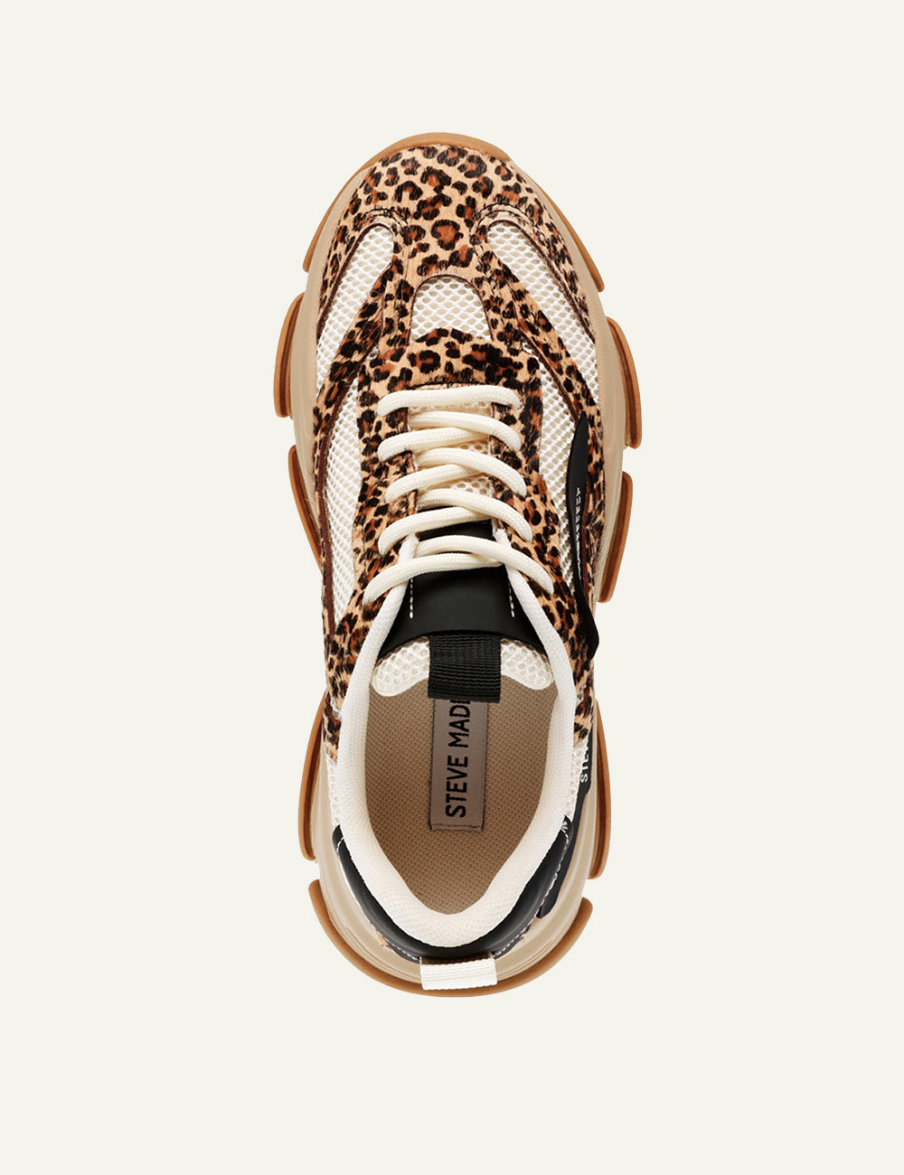 STEVE MADDEN POSSESSIONL SNEAKERS IN LEOPARD