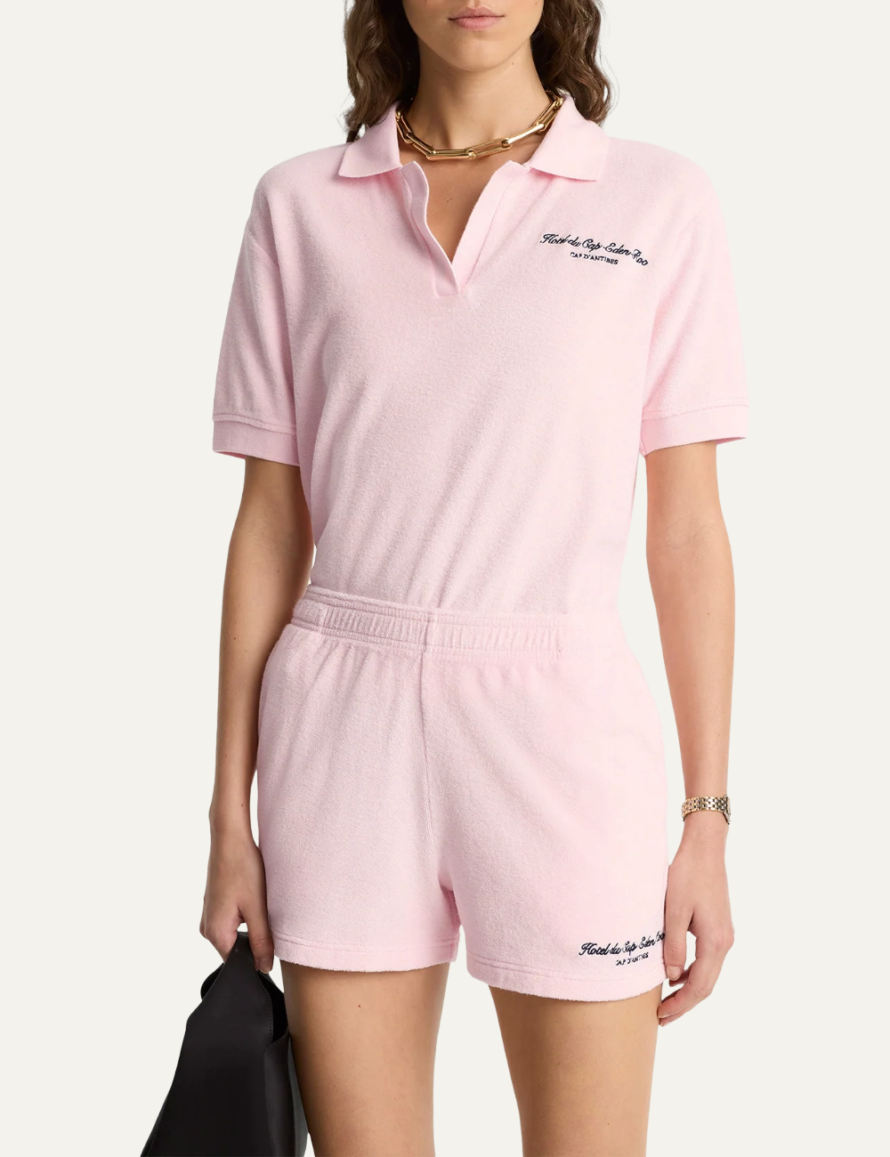 SPORTY & RICH EDEN SCRIPT TERRY SHORT