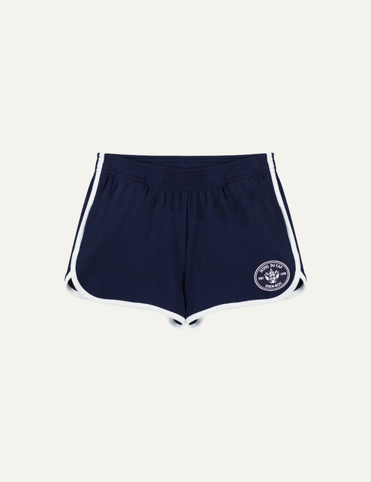 SPORTY & RICH EDEN CREST EMBR PIQUE SHORT