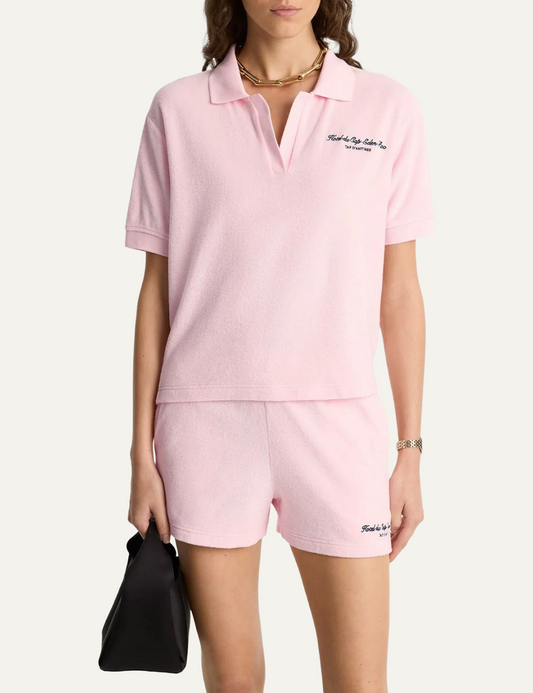 SPORTY & RICH EDEN SCRIPT TERRY POLO