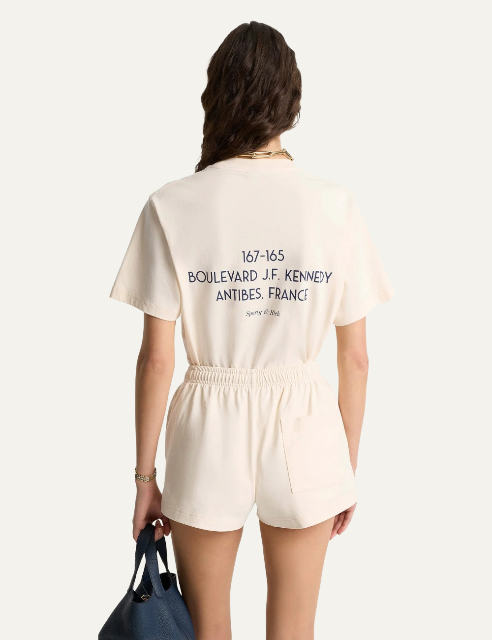 SPORTY & RICH KENNEDY CREST T-SHIRT