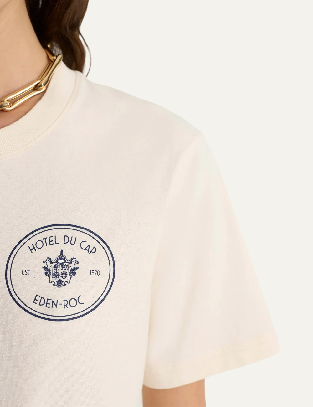 SPORTY & RICH KENNEDY CREST T-SHIRT