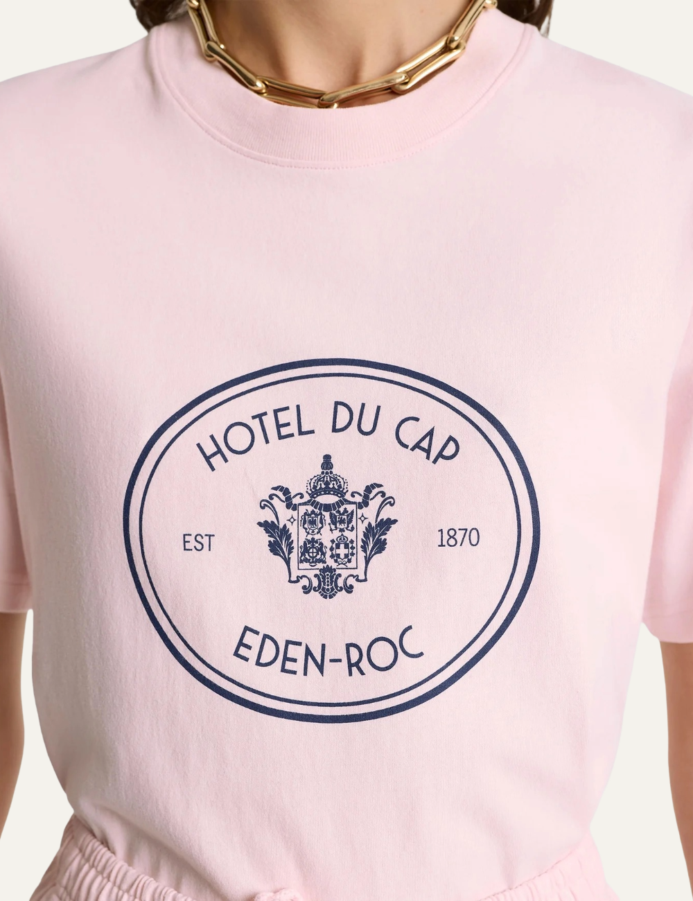 SPORTY & RICH EDEN CREST T-SHIRT