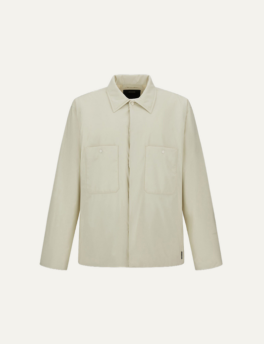 LAMINAR WOVEN JACKET PANNA SCURO