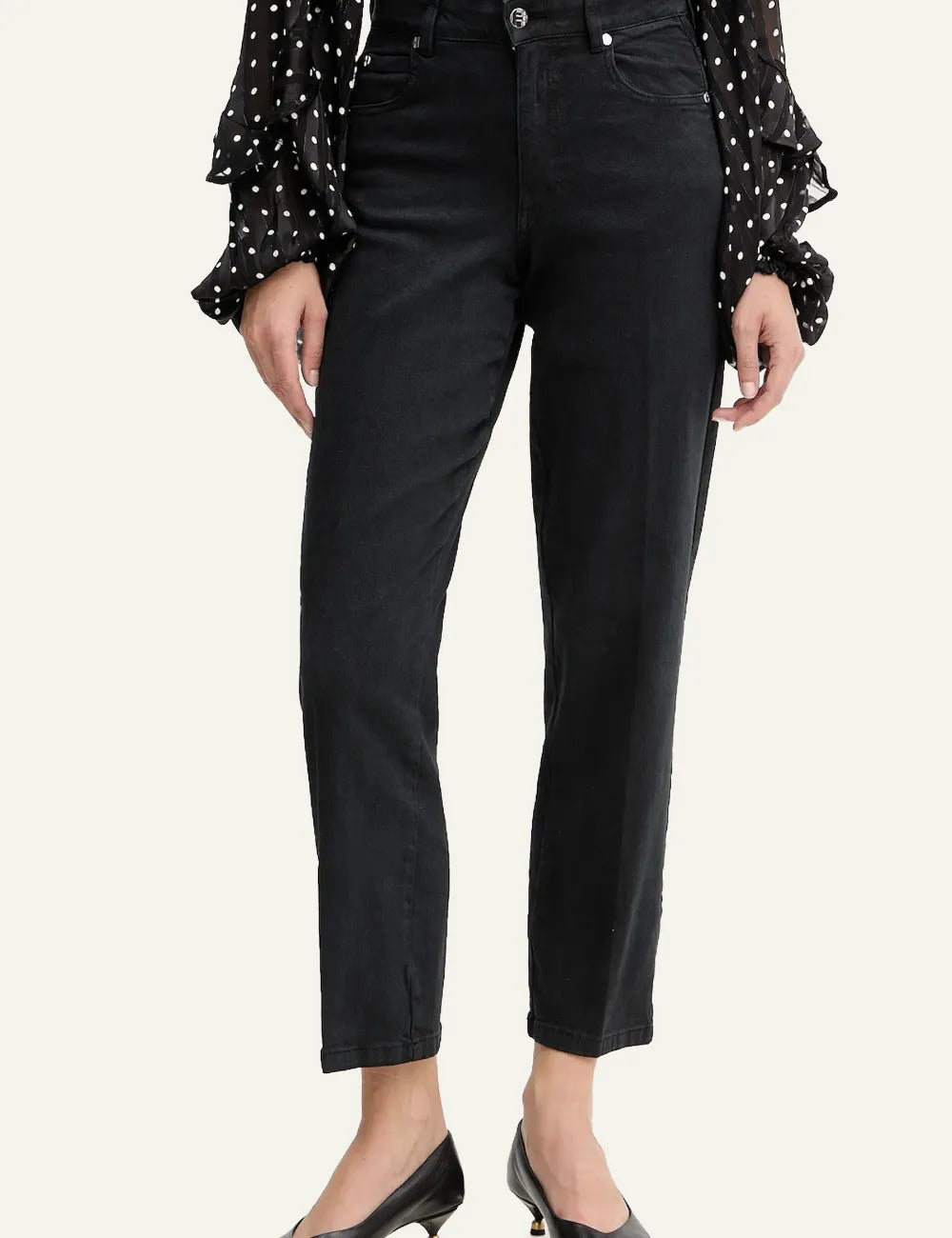 SILVIAN HEACH JEANS VALUR DENIM BLACK