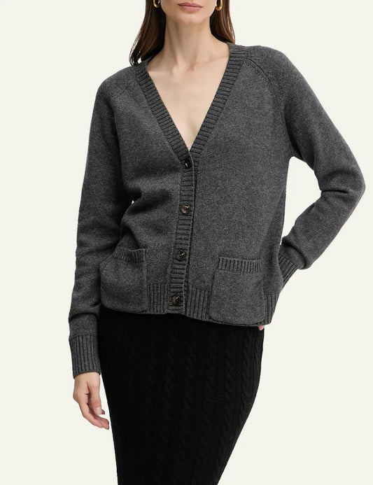 SILVIAN HEACH CARDIGAN MATHIS GREY STEEL