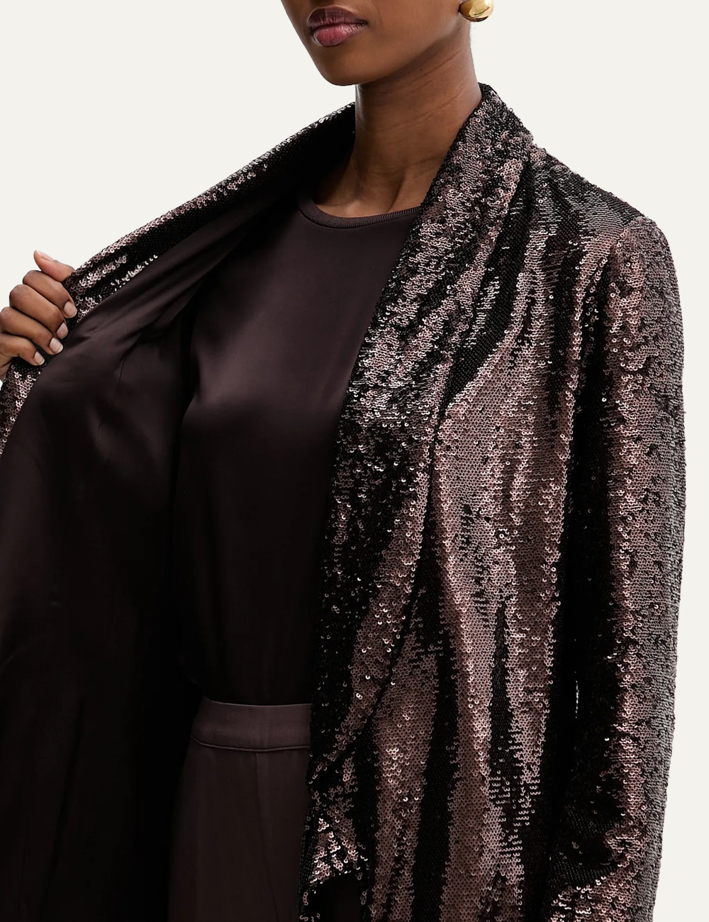 SILVIAN HEACH JACKET WERTON COFFEE GROUND