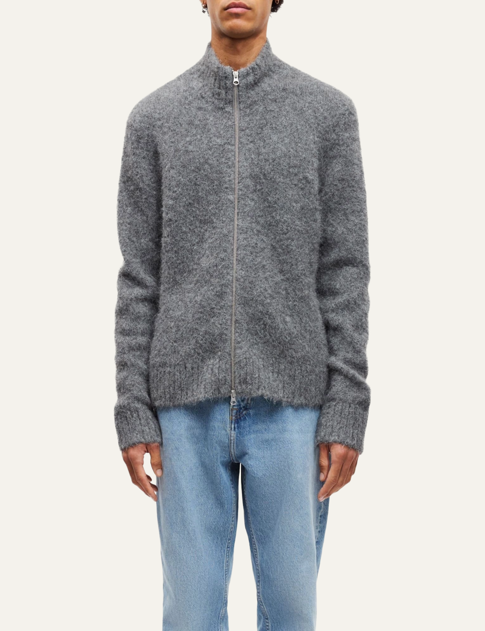 SAMSOE SAJEAN ZIP CARDIGAN