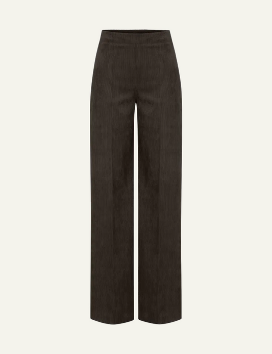 DRYKORN BEFORE MARLENE TROUSERS IN CORDUROY BROWN