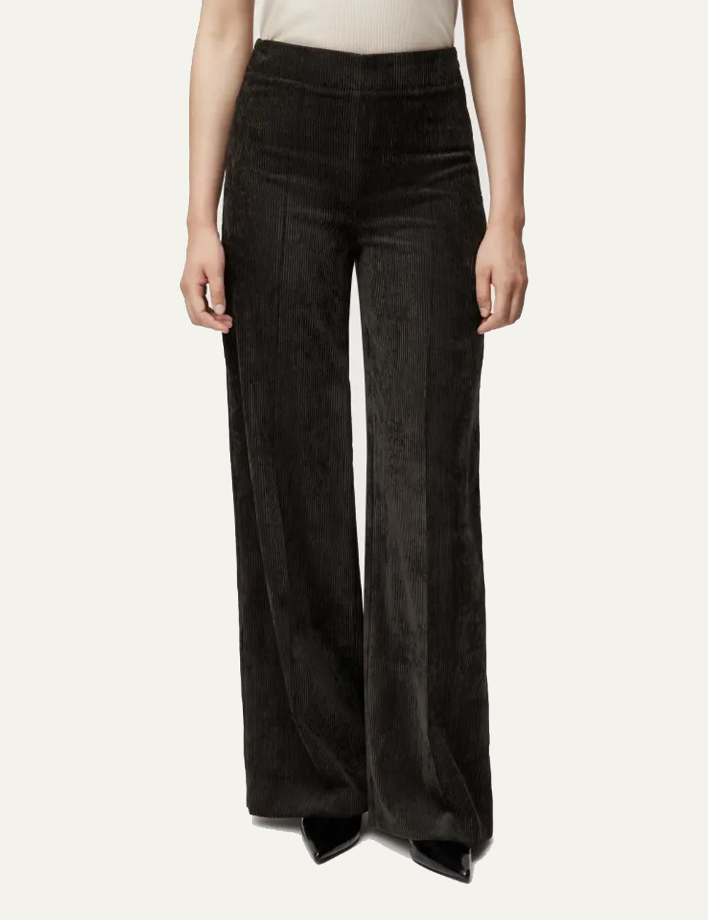 DRYKORN BEFORE MARLENE TROUSERS IN CORDUROY BROWN