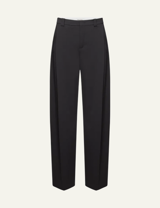 DRYKORN UNPACK TROUSERS IN TECHNO TWIL BLACK