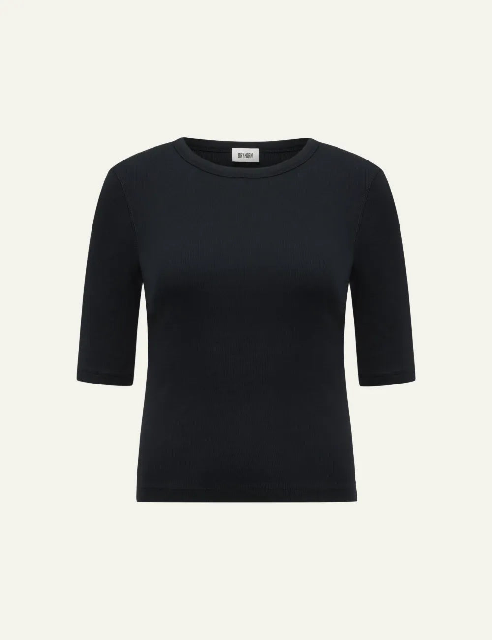 DRYKORN SELAY TOP IN COTTON BLACK