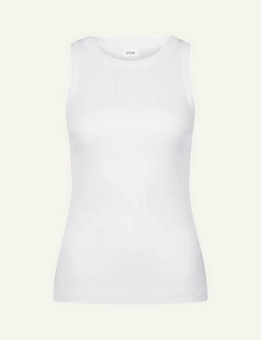 DRYKORN OLINA TOP IN COTTON WHITE