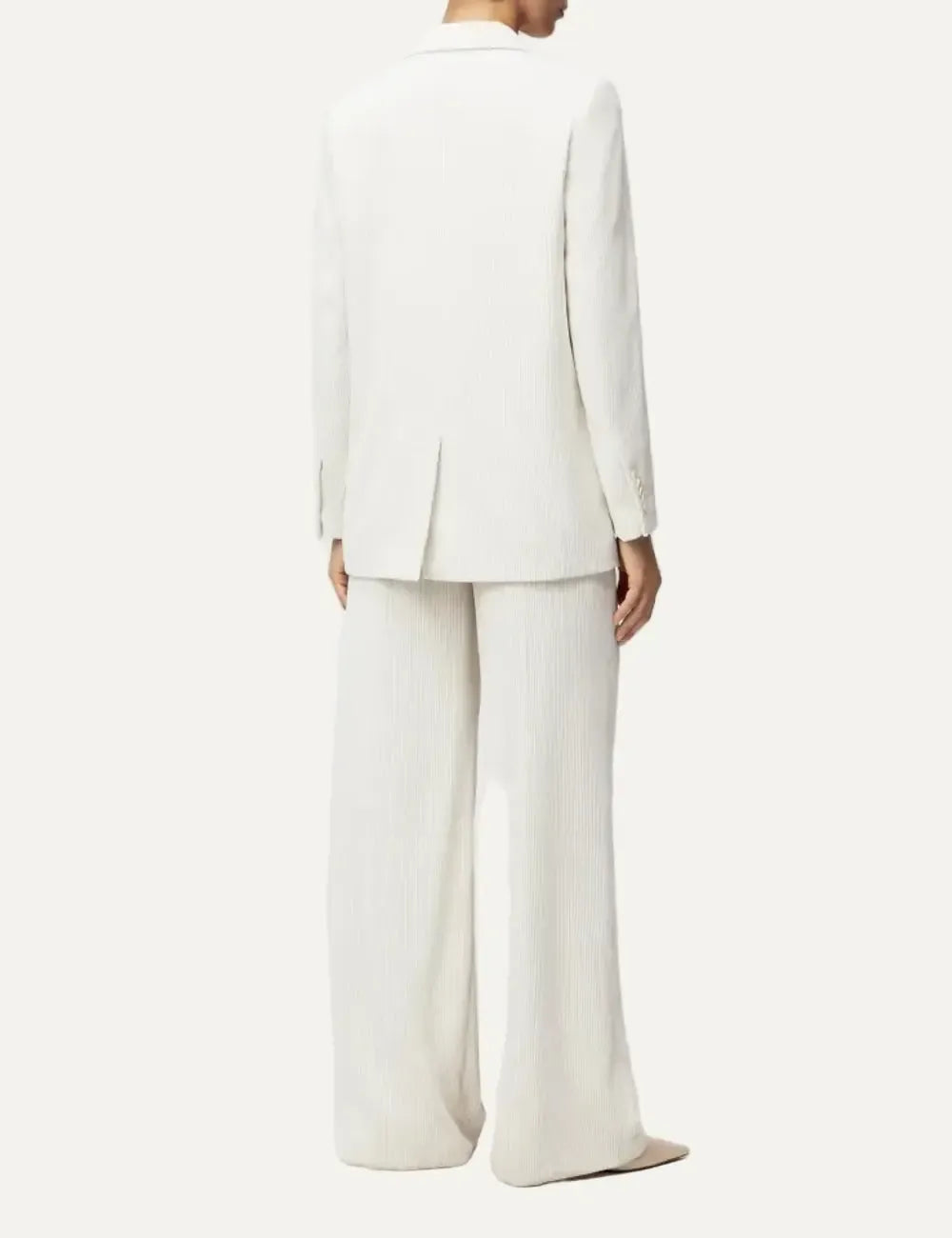 DRYKORN GLENDALE BOYFRIEND BLAZER IN WOOL BLEND OFF WHITE