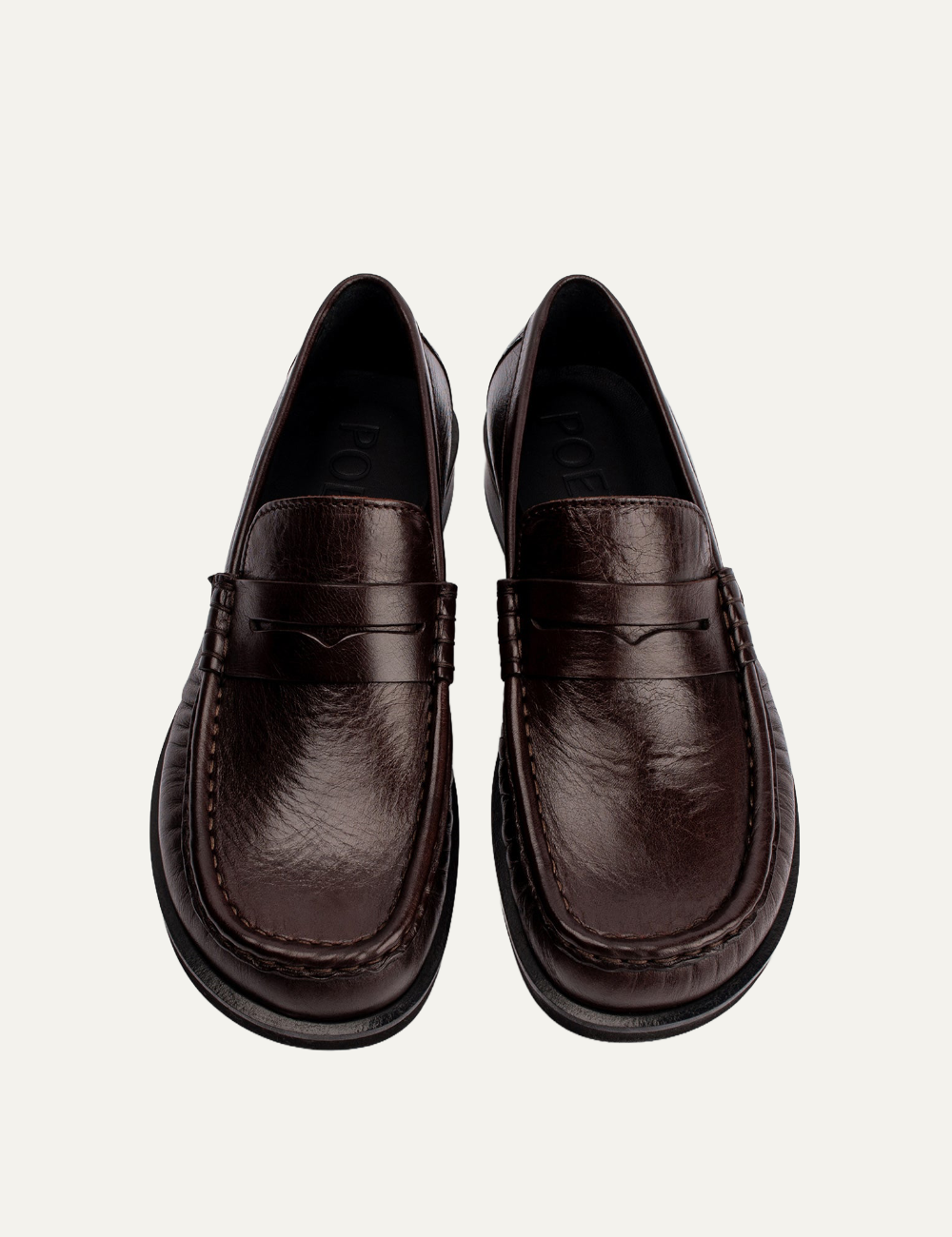 POEVE VERA LOAFERS BROWN