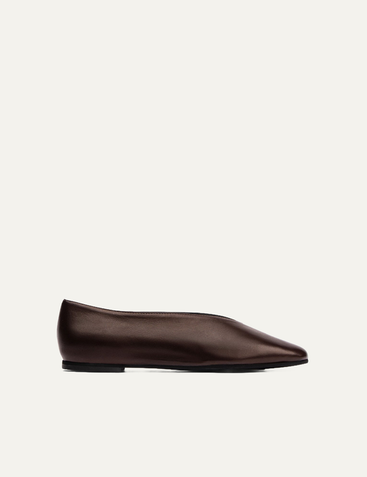 POEVE REESE BALLERINAS BROWN
