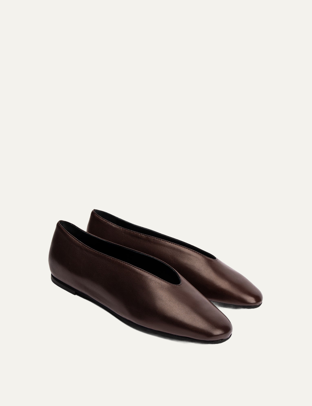 POEVE REESE BALLERINAS BROWN