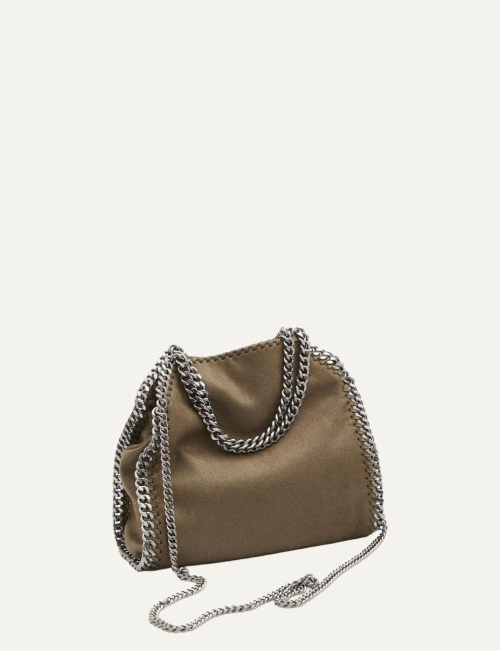 STELLA MCCARTNEY FALABELLA MINI BAG SHAGGY OLIVE