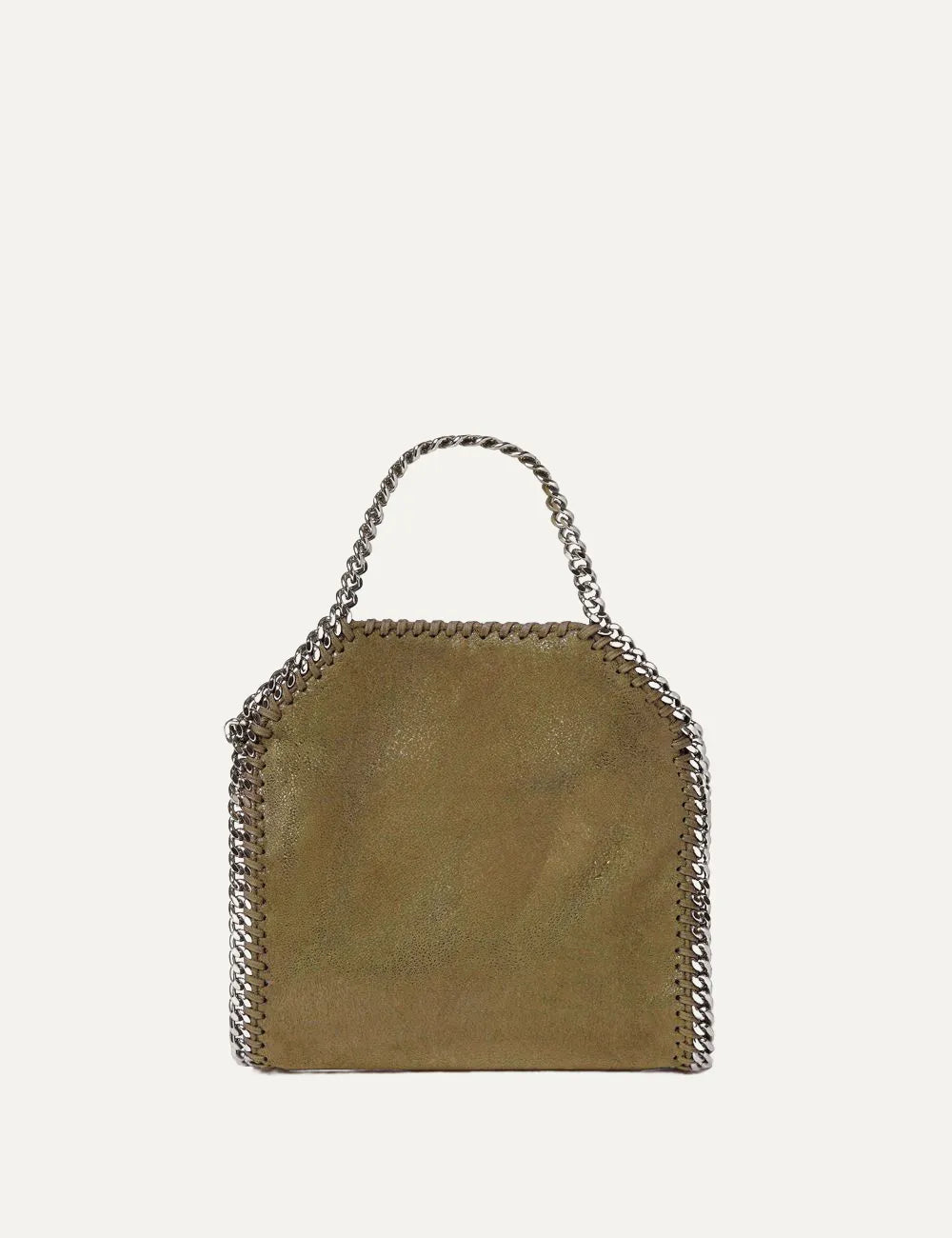 STELLA MCCARTNEY FALABELLA TINY BAG SHAGGY OLIVE