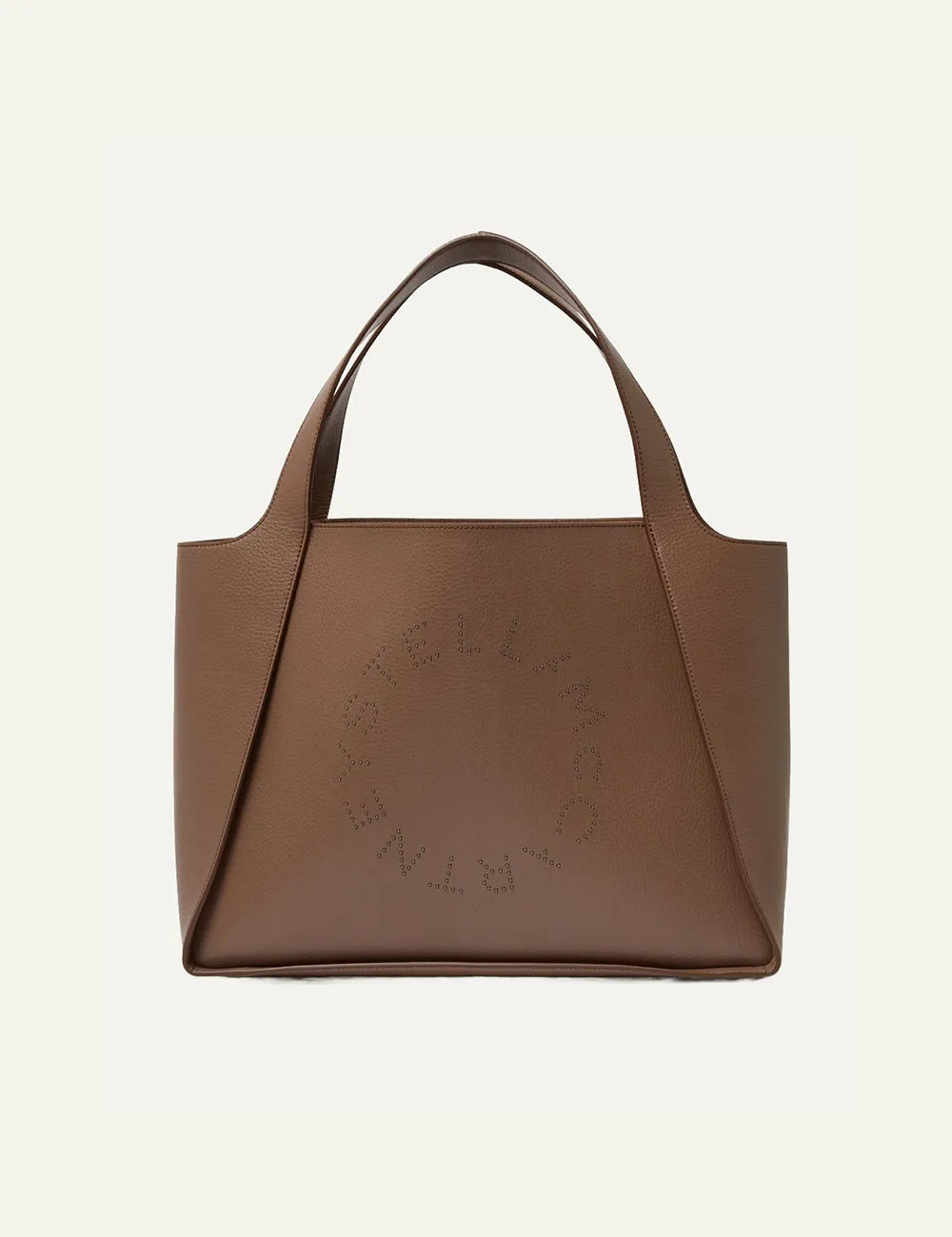 STELLA MCCARTNEY LOGO TOTE BAG EMBOSSED ASH